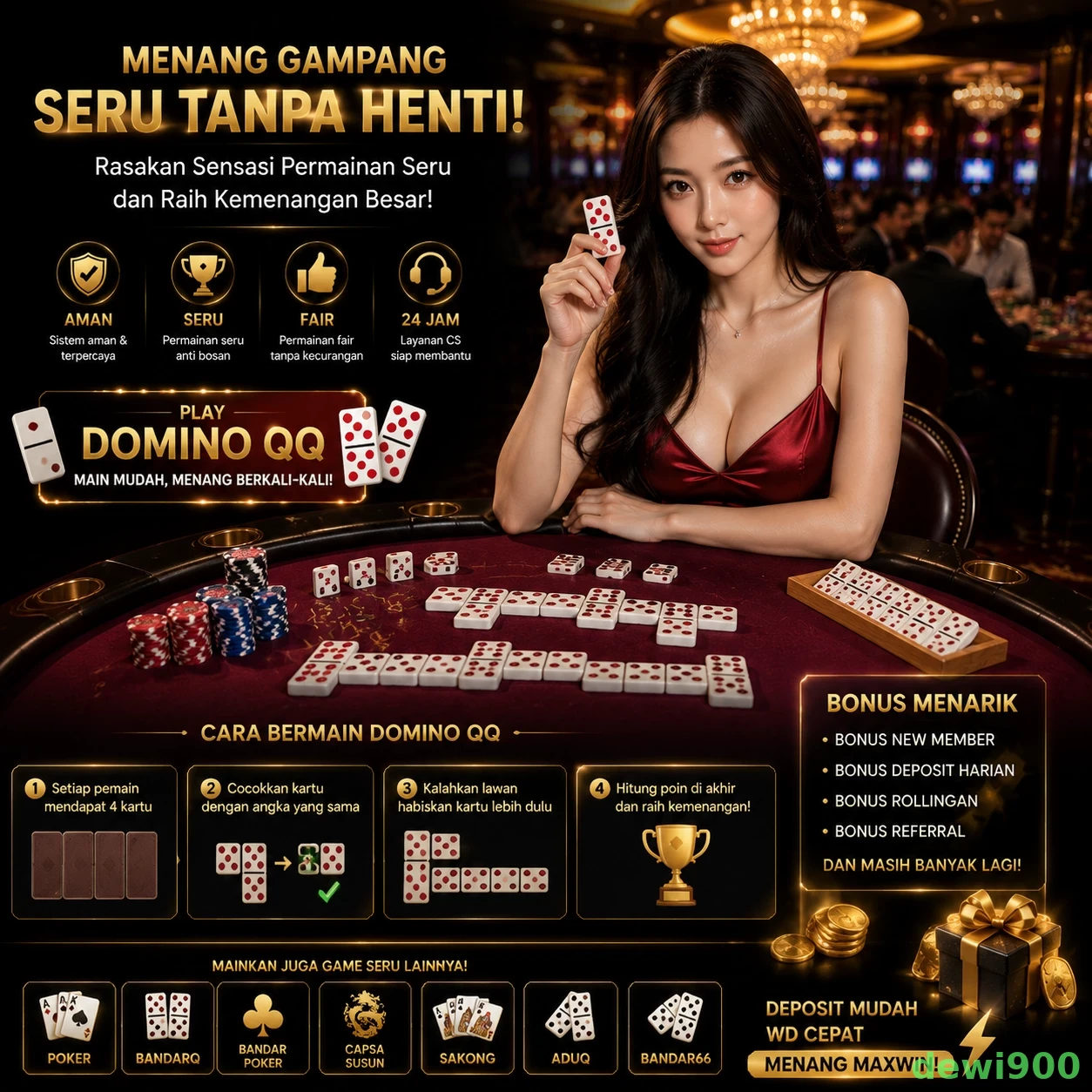 Ulasan Fitur Terbaik yang Ditawarkan dewi900
