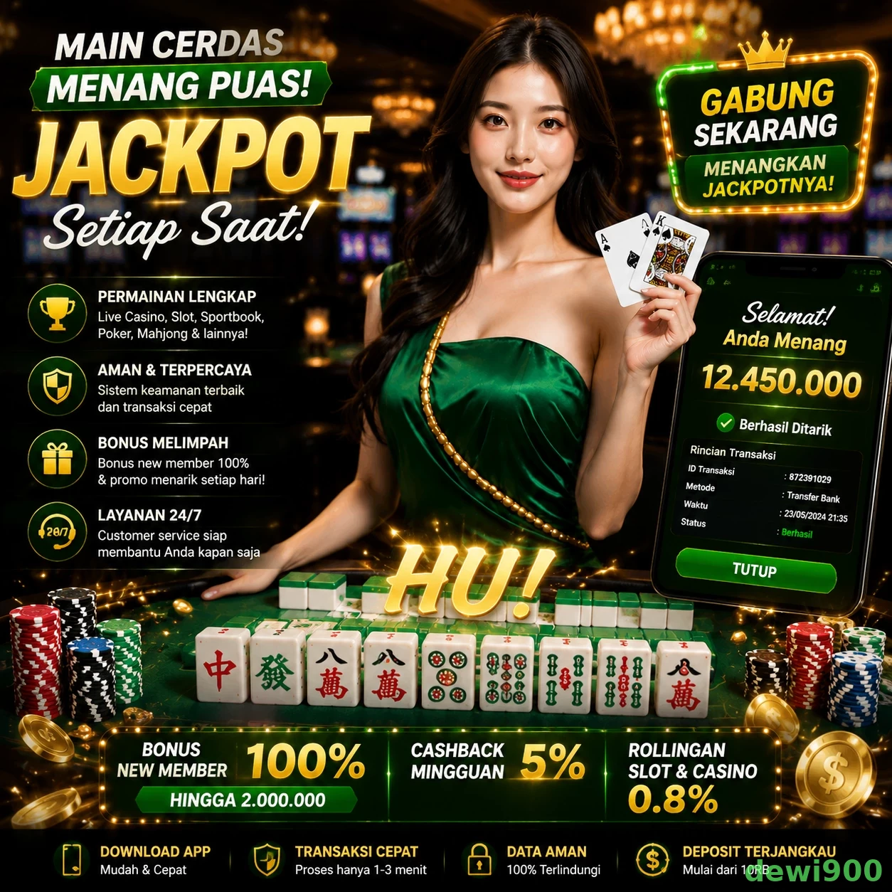 Berbagai Jenis Permainan yang Tersedia di dewi900